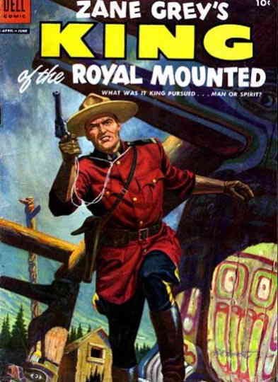 King of the Royal Mounted #19 VG ; Dell | low grade comic April 1955 Zane Grey