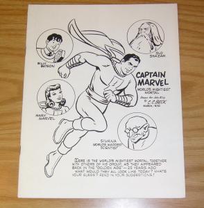 Fulcrum #1 VF fanzine - captain marvel/shazam - john ellis 1970 c.c. beck cover