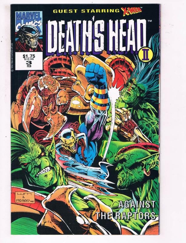 Death's Head 2 #3 VF Marvel Comics Comic Book X-Men Feb DE24