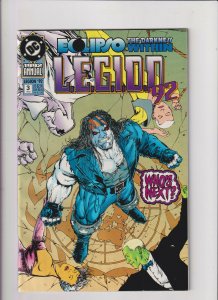 L.E.G.I.O.N. '92 Annual #3 FN/VF 7.0 DC Legion of Super-Heroes, Lobo, Eclipso