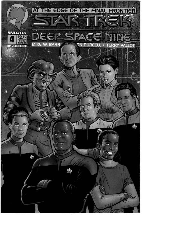 6 Star Trek Deep Space Nine Malibu Comic Books # 1 2 3 4 5 6 Sisko Quark Odo BH2