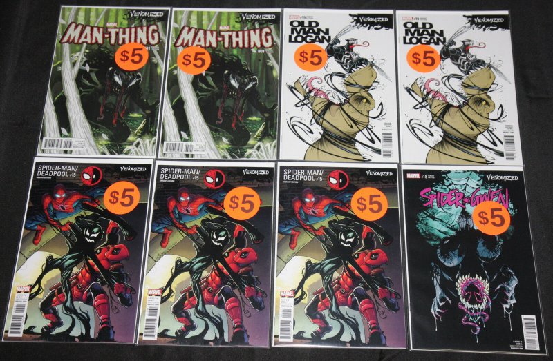 Modern Marvel VENOMIZED VARIANT TITLES 40pc Count High Grade Comic Lot 9.2OB