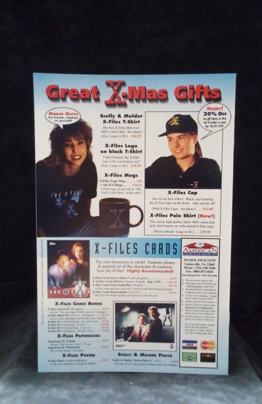 X-Files Special Edition #3 Second Print Cover (1995)