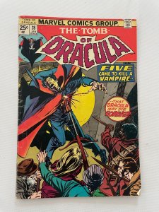Tomb Of Dracula # 28 FN Marvel Comic Book Vampire Horror Monster Blade 9 J254