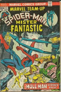 Marvel Team-Up #17 ORIGINAL Vintage 1974 Spiderman Mr Fantastic
