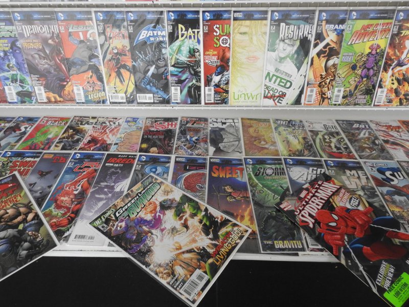 Huge Lot of 160+ Comics W/ Superman, Doom Patrol, Batman Avg. VF Cond.