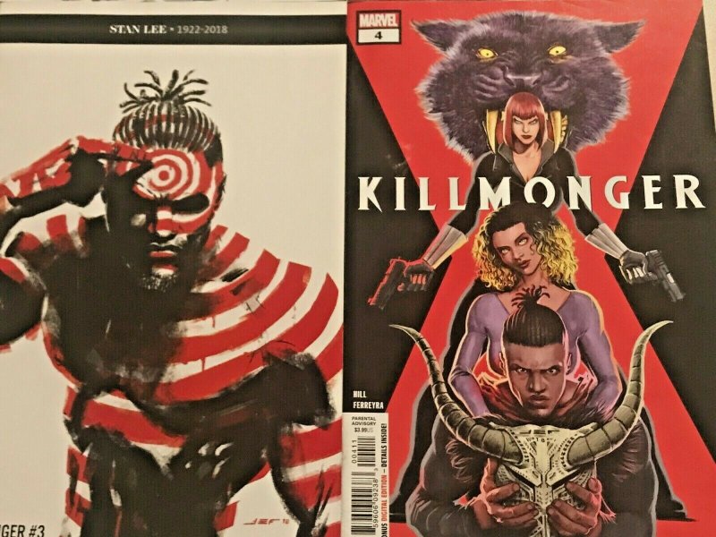 KILLMONGER#1-4 VF/NM LOT 2018 MARVEL COMICS