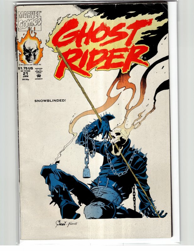 Ghost Rider #21 (1992) Ghost Rider [Key Issue]