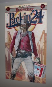 Budweiser Gun Slinger Poster / Dave McMacken Art / 1982