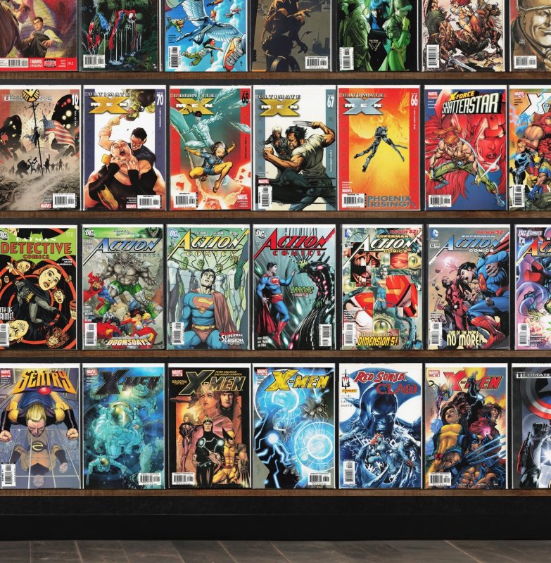 Huge Lot 140+ Comics with Action Comics, X-Men, Adventures Of Superman & More!