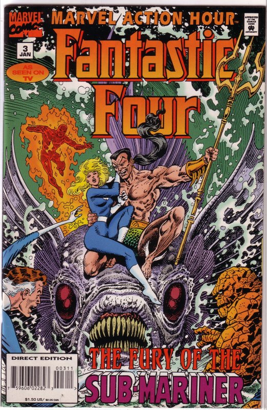 Marvel Action Hour featuring the Fantastic Four #3 FN Cavalieri/Villagran