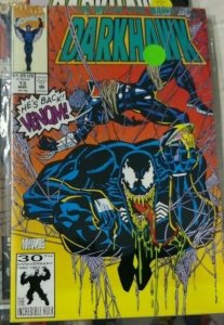 darkhawk # 13 1992 marvel eddie brock VENOM MANLEY COVER