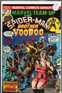 Marvel Team-Up #24 (1974) Brother Voodoo [Key Issue]