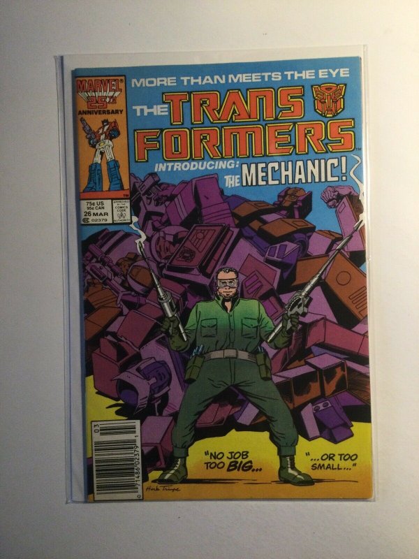 Transformers 26 Near mint nm Newsstand edition Marvel 