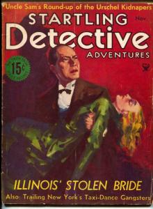 Startling Detective Adventures Magazine 11/1933- Stolen Bride