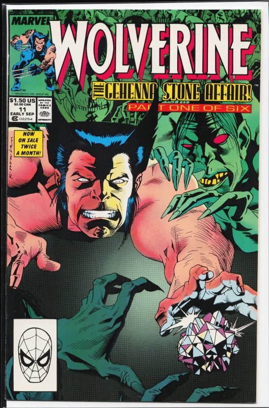Wolverine #11 (1989) Wolverine