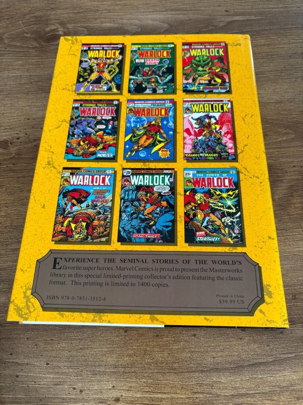 Marvel Masterworks Vol # 119 Warlock 9-15 Book Limited To 1400 Copies 4 J413