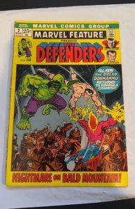 Marvel Feature #2 Comic Book 2nd App The Defenders Mid-Grade