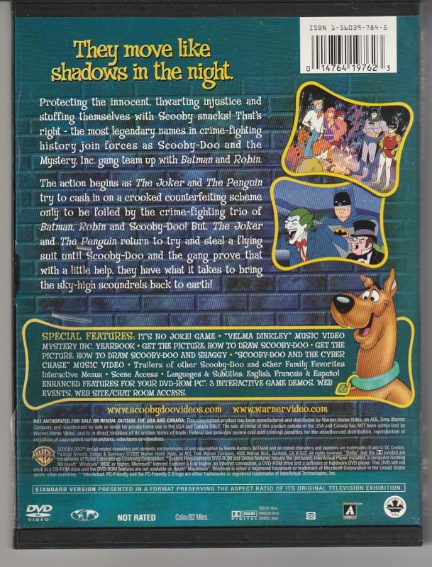 Scooby Doo Meets Batman DVD Two Episodes From New Scooby Doo Movies ! |  Comic Collectibles - Other / HipComic