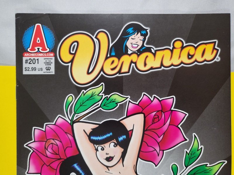 Veronica #201 2010 Archie Comics Dan Parent Swimsuit Cover