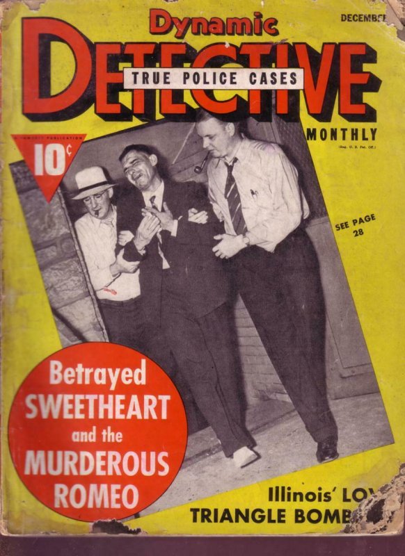 DYNAMIC DETECTIVE 1939 DEC DEATH ON TOBACCO ROW CRIME FR/G