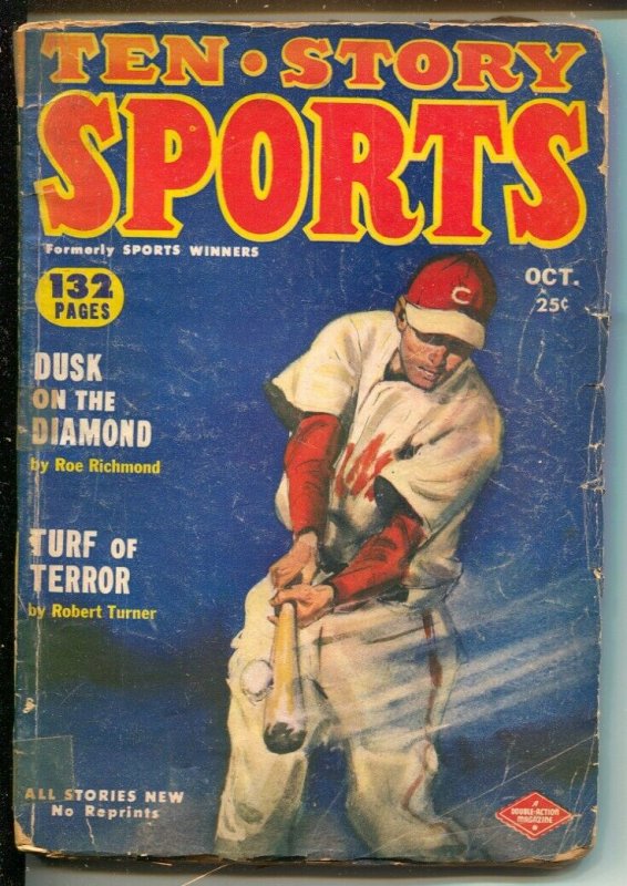 Ten Story Sports 10/1952-baseball cover-boxing-horse racing-G/VG