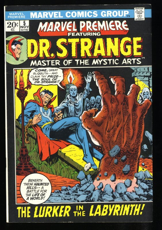 Marvel Premiere #5 VF+ 8.5 Doctor Strange 1st Vishanti Shuma-Gorath!