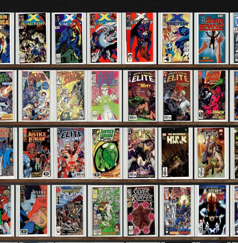 Huge Lot 150+ Comics with Silver Surfer, The Mighty Avengers & More!