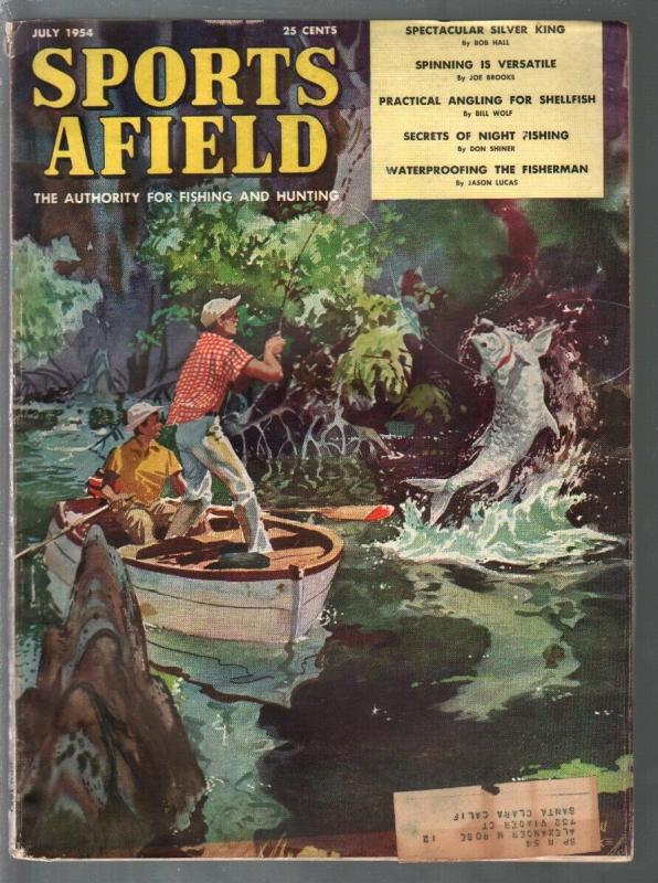 Sports Afield 7/1954-John Pike cover-hunting-fishing-pix-ads-info-VG |  Comic Collectibles - Magazines