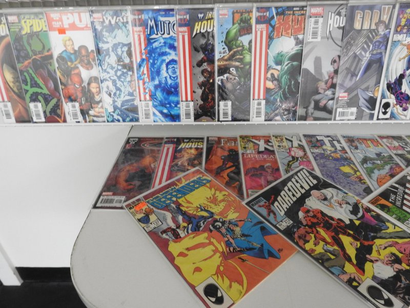 Huge Lot 140+ Comics W/ Captain America, Daredevil, ROM+ Avg VF- Condition!
