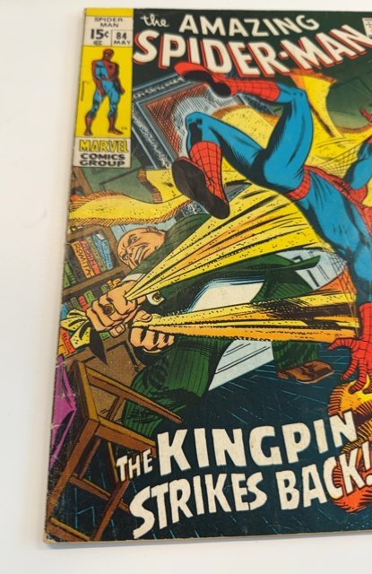 The Amazing Spider-Man #84 (1970) kingpin strikes back