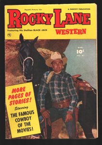 Rocky Lane Western #47  1953 - Fawcett  -FN - Comic Book