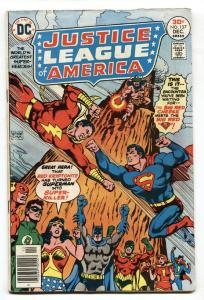 JUSTICE LEAGUE OF AMERICA #136 comic book 1976-CAPTAIN MARVEL SHAZAM