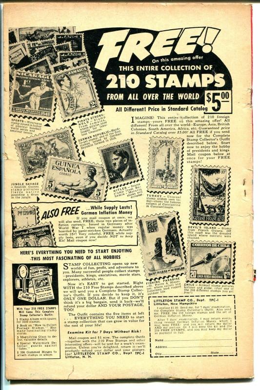 Danger Is Our Business #2 1954-Toby-Horror-crime-Spike & Bat-VG