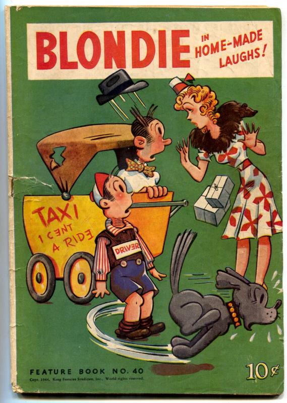 Feature Book #40 1944-Blondie in Home-Made Laughs G/VG 