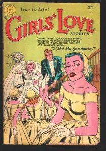Girls' Love Stories #24 1953-DC-Wedding cover-Heartbreak In Mexico-G/VG 