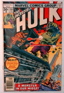 Incredible Hulk #208 Marvel 1977 FN/VF Bronze Age Comic Book 1st Print