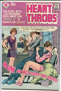 HEART THROBS #128-1970 DC-ROMANCE-BODY PAINTING STORY VG