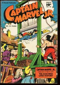 CAPTAIN MARVEL JR. #83-1950-THE GREAT BRAIN TIME TRAVEL VF