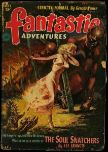PULP:  Fantastic Adventures Pulp May 1952- Soul Snatchers- Lee Francis G