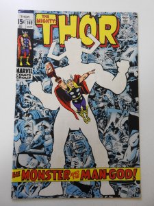 Thor #169 (1969) VG/FN Condition! ink and indentations on fc