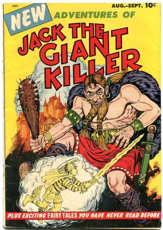 Jack The Giant Killer #1 1953-H.C. KIEFFER Cover and art- Golden Age VG/FN