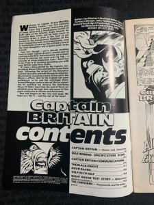 1985 CAPTAIN BRITAIN #12 FN 6.0 Alan Davis / Marvel UK