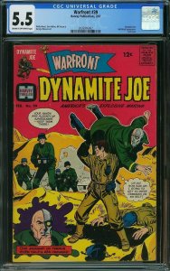 Warfront #39 (1967) CGC 5.5 FN-