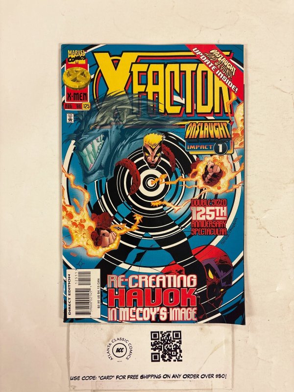 X-Factor #125 NM Marvel Comic Books Polaris Havok Wolfsbane Madrox 15 HH114