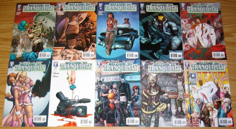 Welcome to Tranquility #1-12 VF/NM complete series + armageddon GAIL SIMONE set