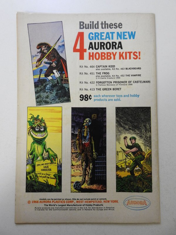 The Flash #165 (1966) GD/VG Condition cover and 1st 5 wraps detached top staple