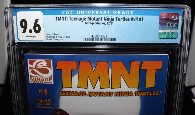 TMNT: Teenage Mutant Ninja Turtles #v4 #1 (CGC 9.6) Mirage Studios - 2001