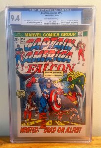 Captain America #154 (CGC 9.4 NM) 1st Jack Monroe , 2nd Steve Englehart (1972)