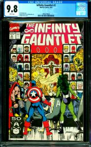 Infinity Gauntlet #2 CGC Graded 9.8